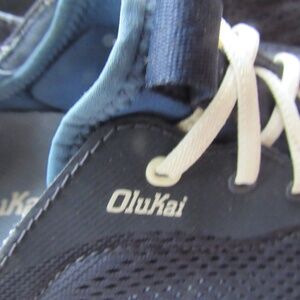 Olukai Moku Pae Men’s Boat Shoes Men’s Sz 9 Blue Quick-Drying Lace Up Sneakers
